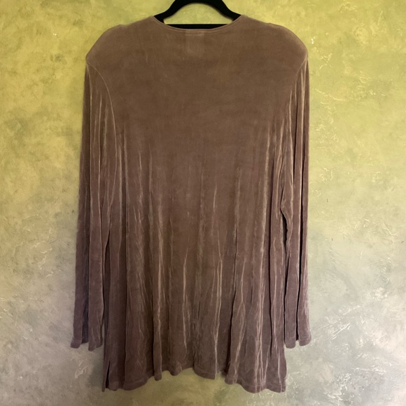 Vintage Marallis Slinky Stretchy Open Front Cardigan - Picture 5 of 5